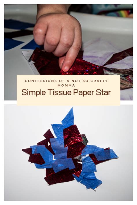 Simple Tissue Paper Star | Paper stars, Paper, Crafty