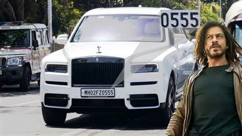 Here’s Why Shahrukh Khan’s Rs 10 Crore Rolls Royce has ‘555’ Registration Plates » Car Blog India