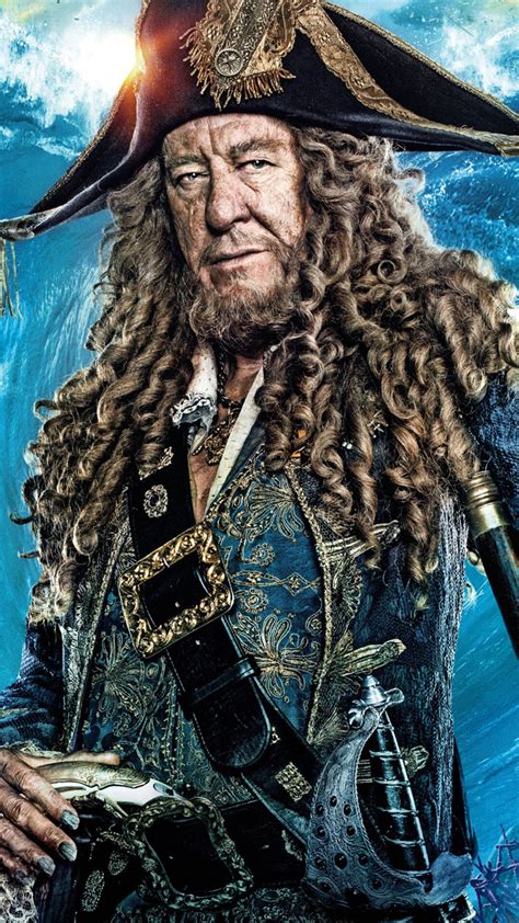 1080x1920 Geoffrey Rush In Pirates Of The Caribbean Dead Men Tell No ...