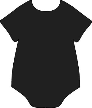 Black Onesie Clip Art - Black Onesie Image | Black onesie, Baby onesie template, Baby shower ...