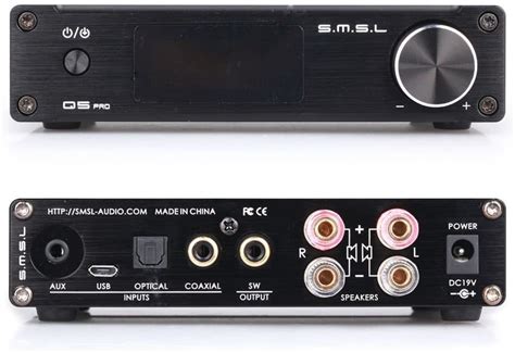 2020 Best Affordable SMSL Q5 Pro DAC & Stereo Amplifier – TechX Malaysia: Home Audio Online Store