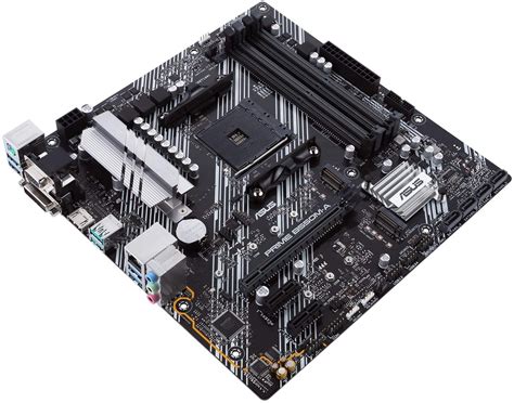 ASUS PRIME B550M-A AMD B550 (Ryzen AM4) micro ATX motherboard with dual M.2, PCIe 4.0, 1 Gb ...