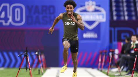 Top 5 Fastest 40-Yard Dash Runs by Cornerbacks - 2024 NFL Combine