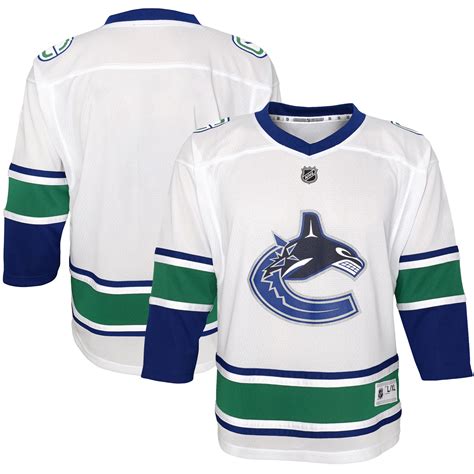 Preschool Vancouver Canucks White 2019/20 Away - Replica Jersey