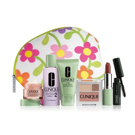 Clinique 2013 7 Piece Skincare Makeup Gift Set with Moisture Surge Intense, Clarifying Loiont ...