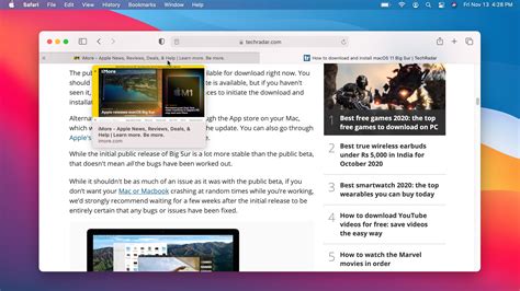 Get to grips with Safari in macOS Big Sur | TechRadar