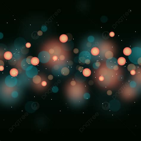 Blue And Orange Bokeh Lights Effect Background, Wallpaper, Blue, Orange ...