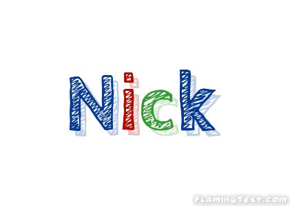 Nick Logo | Free Name Design Tool from Flaming Text