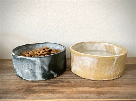 Handmade Ceramic Dog Bowls - Etsy