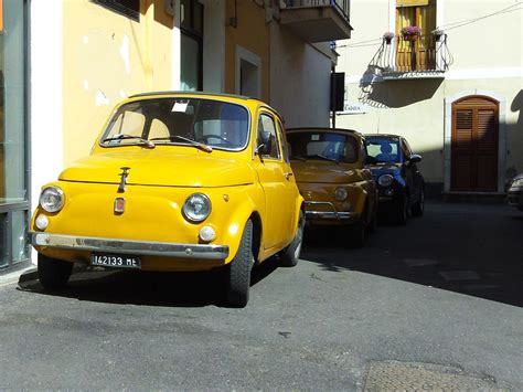 Fiat 500 | Fiat 500, Fiat, Yellow car