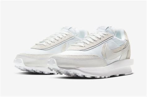 sacai Nike LDWaffle White Nylon BV0073-101 Release Date - SBD