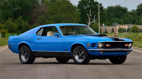 1970, Ford, Mustang, Mach, 1, Fastback, Cars, Blue Wallpapers HD / Desktop and Mobile Backgrounds