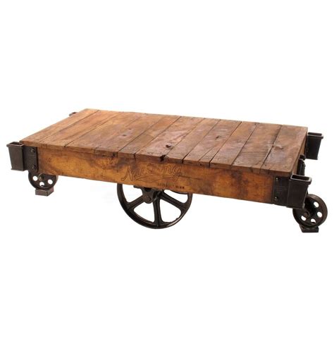 The 30 Best Collection of Rustic Coffee Table with Wheels