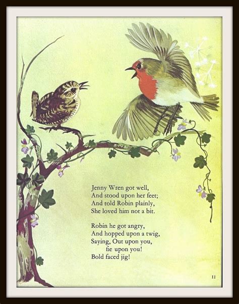 Wren Robin Redbreast Book Prints: Set of 2 by GailsPrintCrafts | Robin ...