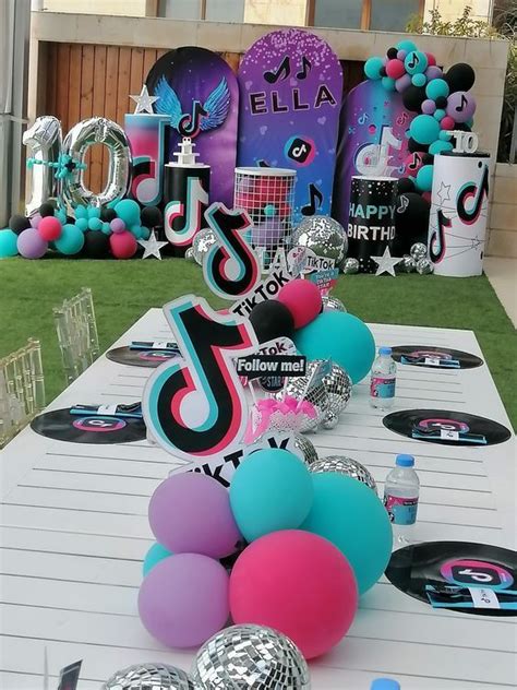 Fiesta de Tiktok ° Ideas de decoración, manualidades, … en 2022 ...