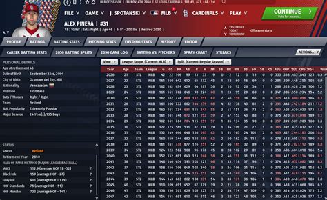 My Greatest OOTP Player Ever : r/OOTP