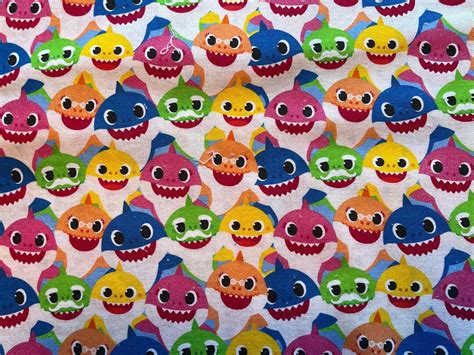 Baby Shark Fabric - Etsy