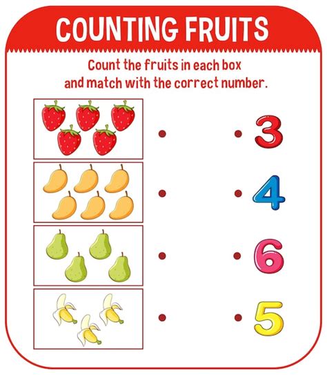 Counting Objects Clipart