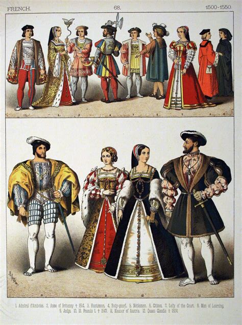 French 1500-1550 | French costume, Renaissance fashion, Historical costume