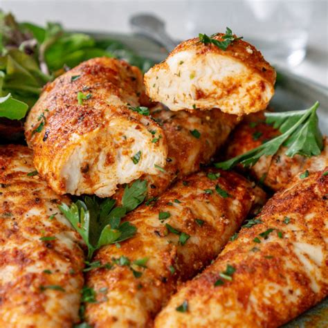 Oven Baked Chicken Tenders (No Breading)