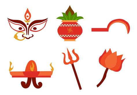 Navratri Vector Set 133072 Vector Art at Vecteezy