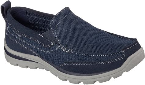 Skechers Men's Superior Milford Slip-On Loafer, Black/Black, 12 M US ...