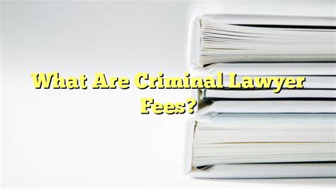 What Are Criminal Lawyer Fees? - The Franklin Law