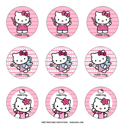 Free Printable Hello Kitty Birthday Party Kits Template | FREE ...