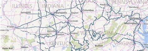 CSX System Map | System map, Map, Corporate