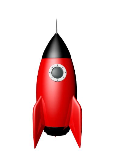 3D cartoon rocket - TurboSquid 1419410