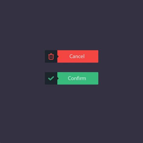 Cancel & Confirm Button PSD Design Free Download , #accept #Button # ...