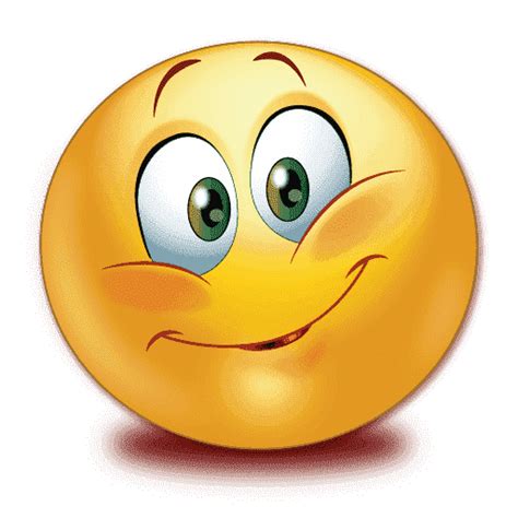 Happy Emoji, Positive Expression, Grinning Character, Joyful Face, Uplifted Mood PNG