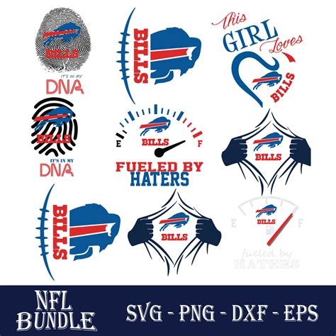 Buffalo Bills Bundle Svg, Buffalo Bills Logo Svg, NFL Svg, S - Inspire ...