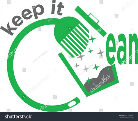 Keep Clean Logo Design Vector Stock Stock Vector (Royalty Free) 1911588316 | Shutterstock