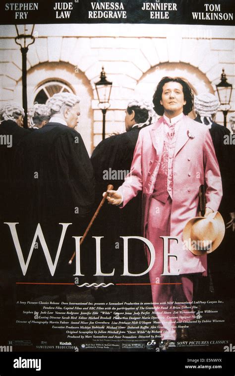 WILDE, US poster, Stephen Fry as Oscar Wilde, 1997, © Sony Pictures ...