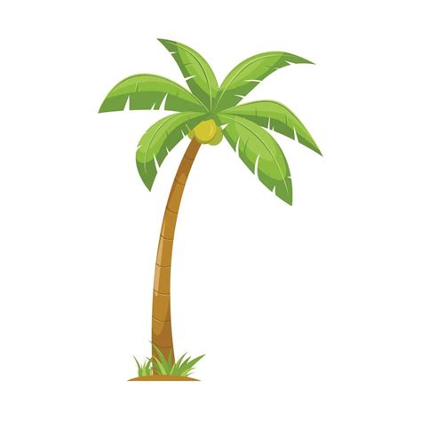 cartoon coconut tree 11535848 Vector Art at Vecteezy