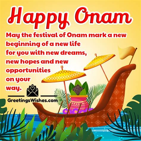 Happy Onam Wishes ( 06-15 September ) - Greetings Wishes