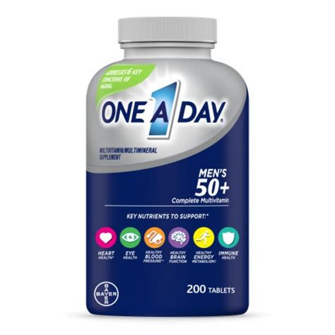 One A Day® Men's 50+ Complete Multivitamin, 200 ct - Fry’s Food Stores