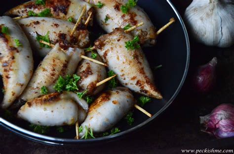 Stuffed Squid - A Calamari recipe | Peckish Me