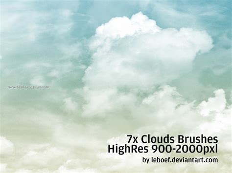 Clouds | Cool Brushes For Photoshop | 123Freebrushes