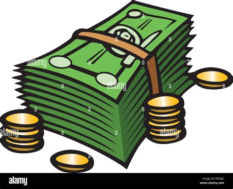 cartoon vector illustration of U.S. money Stock Vector Image & Art - Alamy