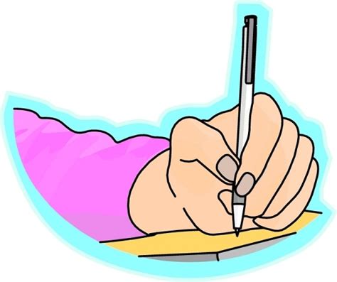 write your name cartoon - Clip Art Library