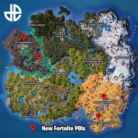 Fortnite Chapter 5 Season 2 Map Changes All New Locations Explained ...