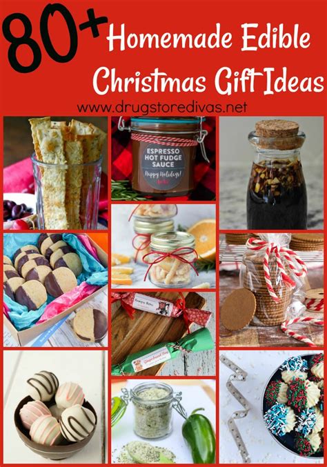 80+ Homemade Edible Christmas Gift Ideas - Drugstore Divas