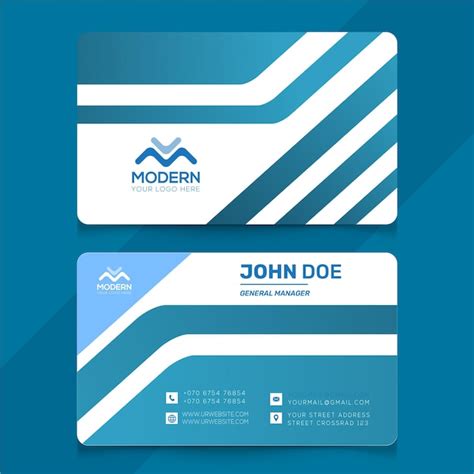 Premium Vector | Digital Business Card Design Template