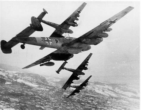 German Messerschmitt Bf.110G bombers. Ww2 Fighter Planes, Air Fighter, Ww2 Planes, Wwii Aircraft ...