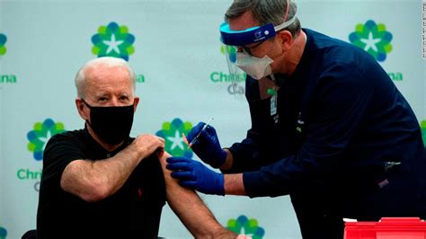 Joe Biden gets second Covid-19 vaccine dose while urging mask wearing ...