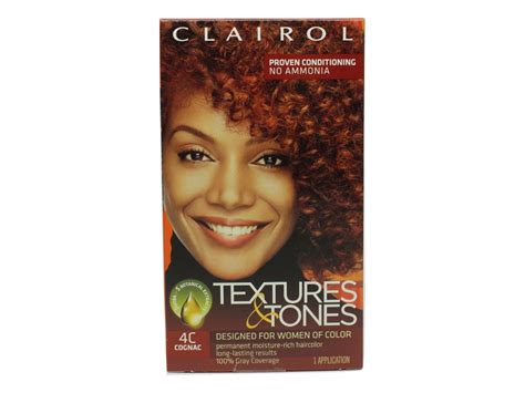 Clairol - Texture and Tone 4C Cognac 1 Application - Walmart.com