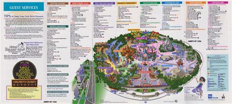 Disneyland Guide Map from September 1996 - Disneyland Guy