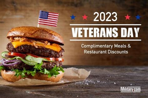 2023 Veterans Day Free Meals and Restaurant Deals and Discounts - DAV | Carlos Arambula Chapter 102